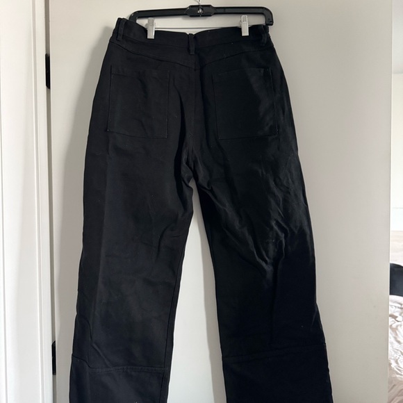 Naked Wardrobe Black Flare & Wide Leg Jeans - Picture 3 of 6